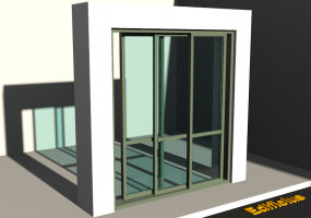 3D Tür/Fenster - FN[R] 3AS[2V]