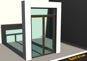 3D Tür/Fenster - Classica P[R] 2AB_SIM[TV]