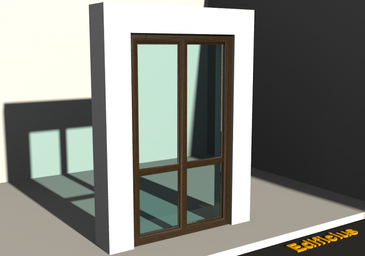 3D Tür/Fenster - FN[R] 1VB[2V]+1F[2V] - ACCA software