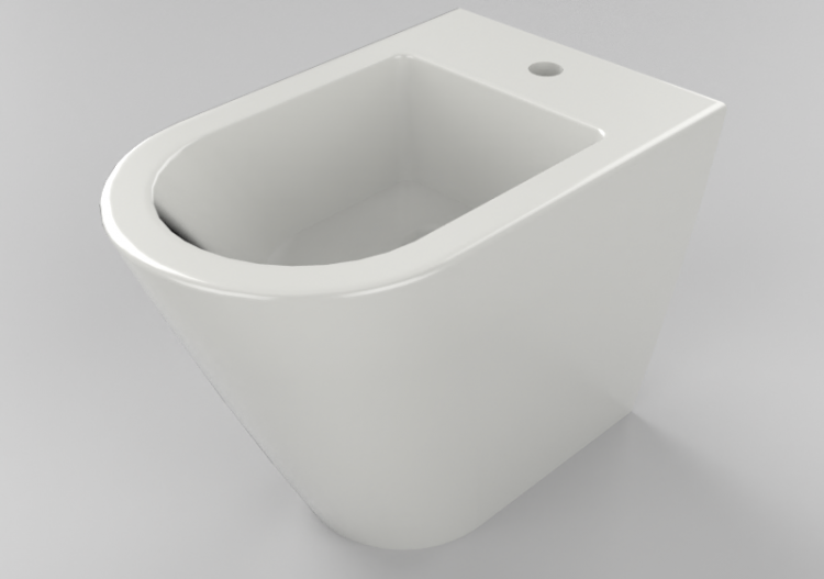 3D Bidet - Bidet bodenstehend - Globo - Forty3 - fo009 -...