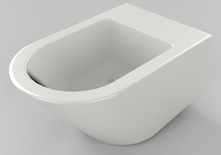 Bidet 3D - Bidet suspendu - Globo - Forty3 - fos09 - ACCA...