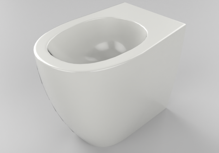 Bidet 3D - Bidet au sol - Globo - 4all - md010 - ACCA...