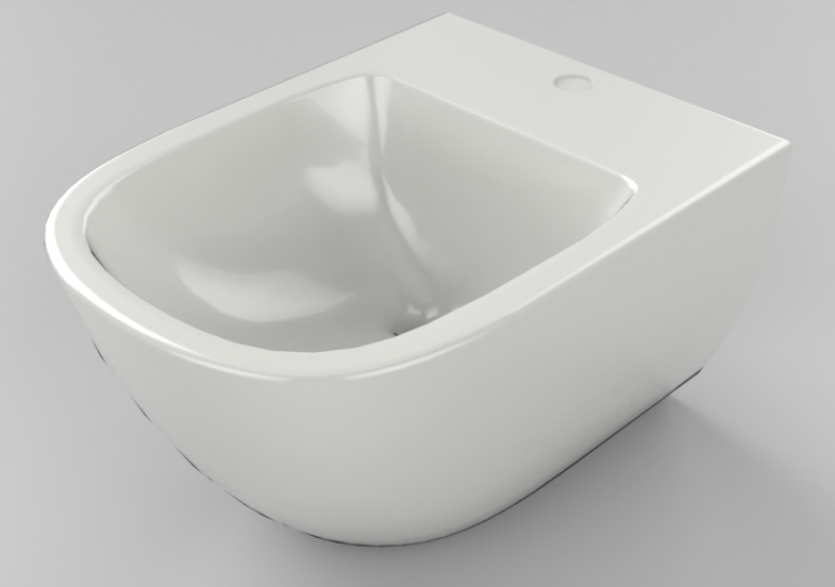 Bidet 3D - Bidet suspendu - Globo - Stockholm - las10 -...