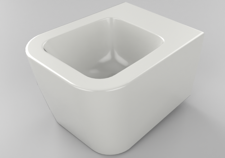 Bidet 3D - Bidet suspendu - Globo - Stone - sss11 - ACCA...