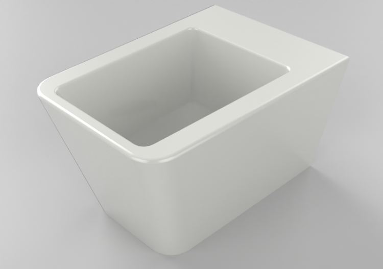 Bidet 3D - Bidet suspendu - Globo - Incantho - ins10 - ACCA...
