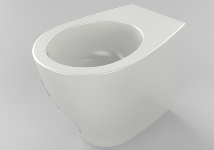 Bidet 3D - Bidet a terra - Globo - Bowl+ - bp009 - ACCA...