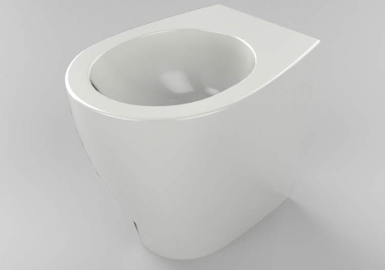 3D Bidet - Floor mounted bidet - Globo - Bowl+ - bp010 -...