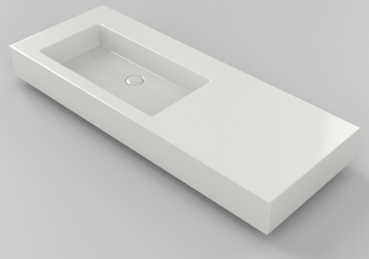 3D Sinks - Washbasin 136x51 cm - Globo - Incantho - in136s...