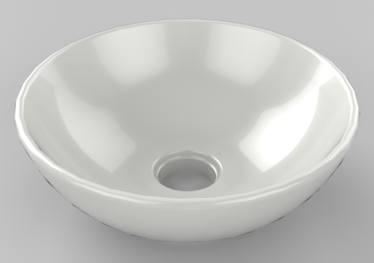 Lavabos 3D - Lavabo Ø40x14 cm - Globo - Lavabos...