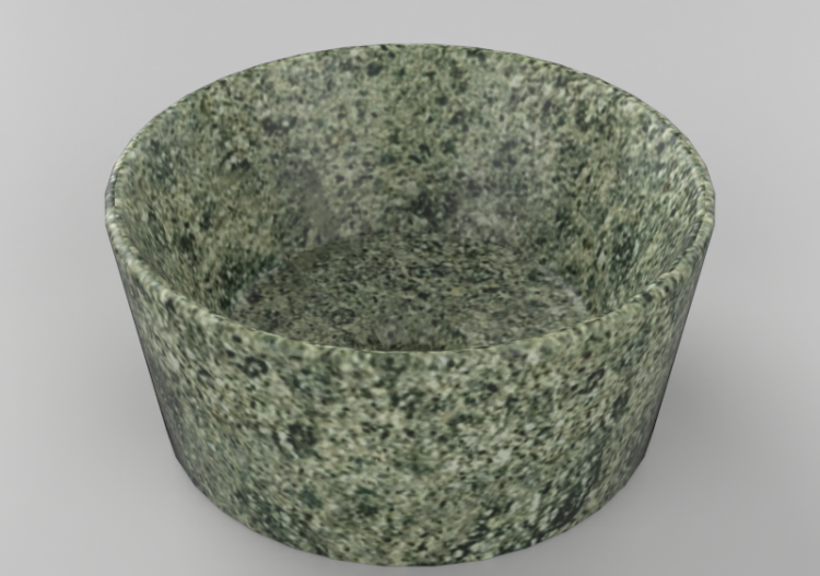 Lavabi 3D - Lavabo φ35x16 cm - Globo - Le pietre - fo035.pg...
