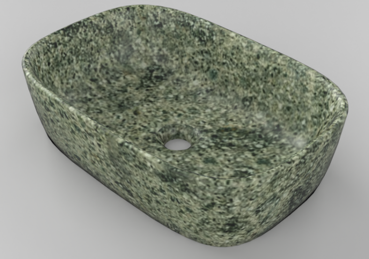Lavabos 3D - Lavabo 55x37 cm - Globo - Le pietre - ge044.pg...
