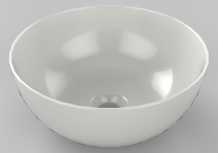 Pias 3D - Pia Ø37x16 cm - Globo - T-edge - b6t37 - ACCA...