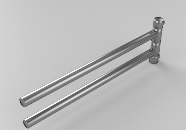 3D Accessories - Wall mounted towel rail - Lisa - ACCA...