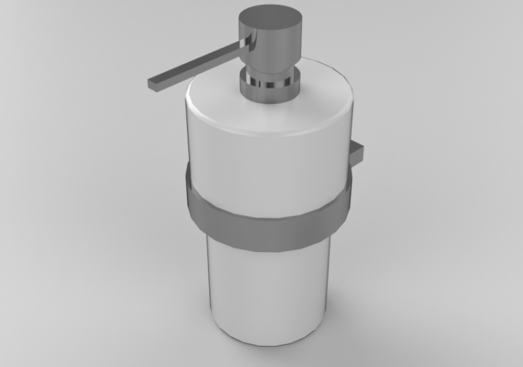 Accessori 3D - Porta sapone liquido da parete - Linda -...