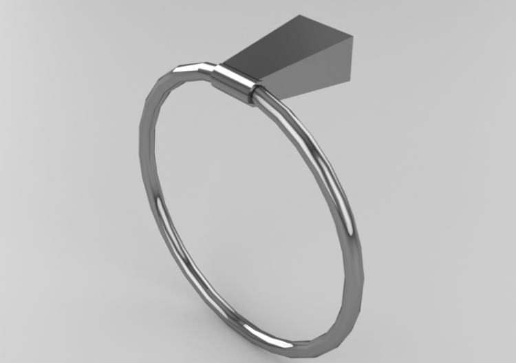 Accessoires 3D - Porte-serviettes à paroi - Linda - ACCA...
