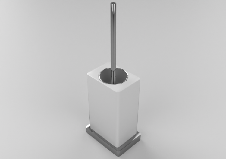Acessórios 3D - Suporte de escova de banheiro com escova de...