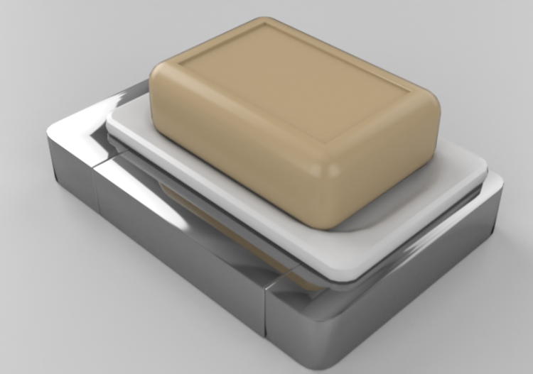 Accessori 3D - Porta sapone da parete - Lidia - ACCA...