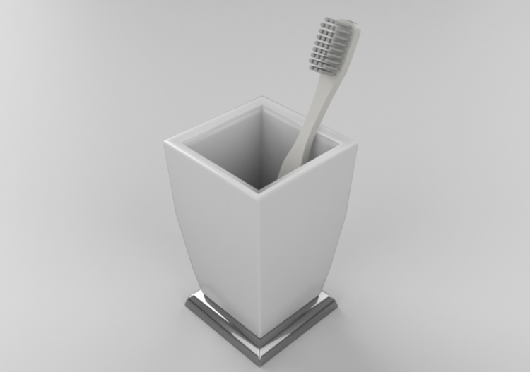 Accessoires 3D - Porte-brosse à dent - Sara - ACCA software