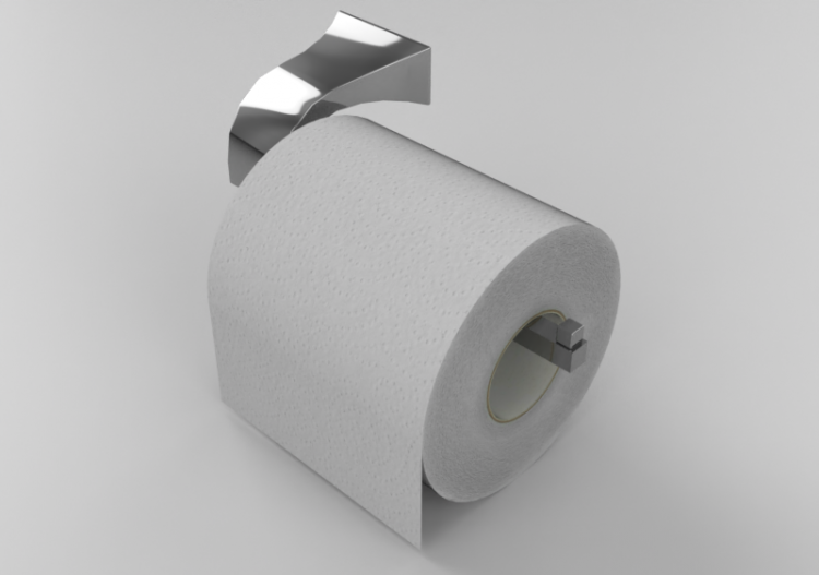 Accessoires 3D - Porte-papier de toilette - Sara - ACCA...