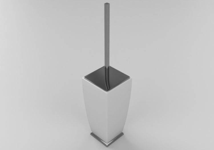 Acessórios 3D - Suporte de escova de banheiro com escova de...