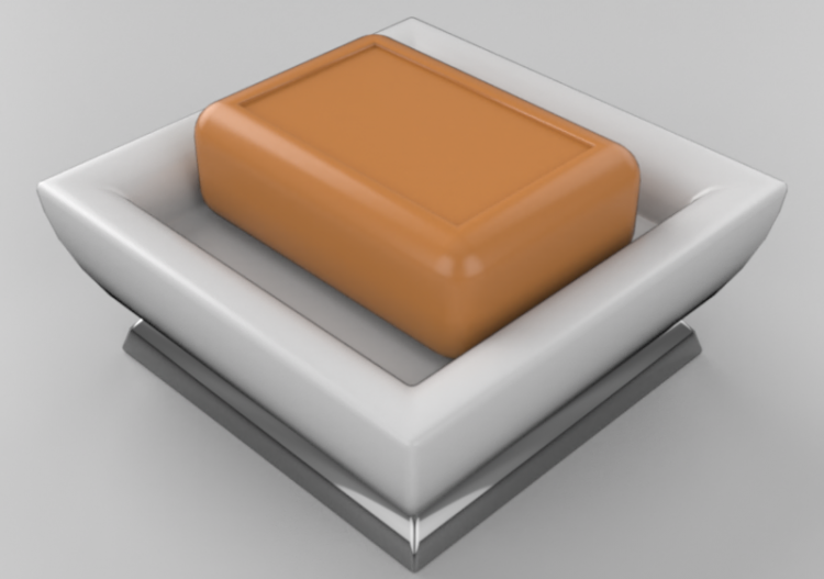 Acessórios 3D - Porta sabão - Sara - ACCA software