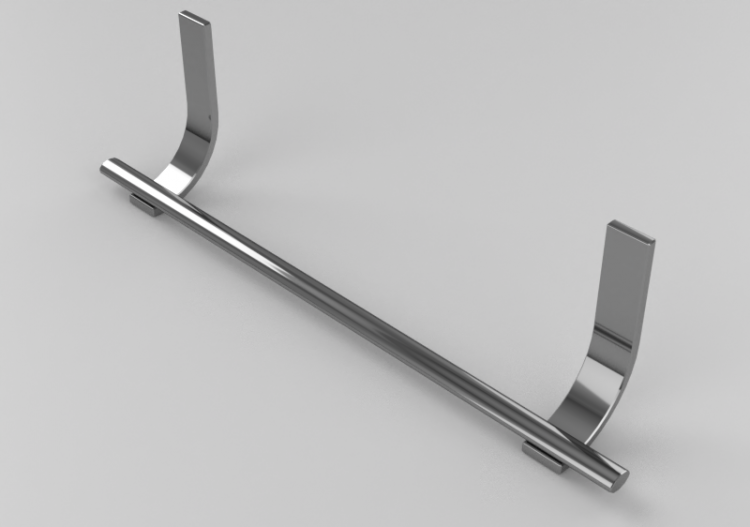 Acessórios 3D - Toalheiro para parede - Riva - ACCA...