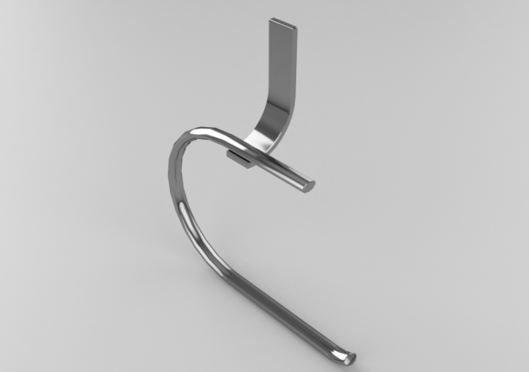Accessoires 3D - Porte-serviettes à paroi - Riva - ACCA...