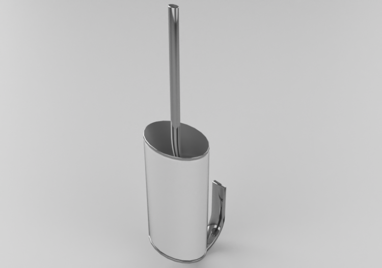 Acessórios 3D - Suporte de escova de banheiro com escova de...