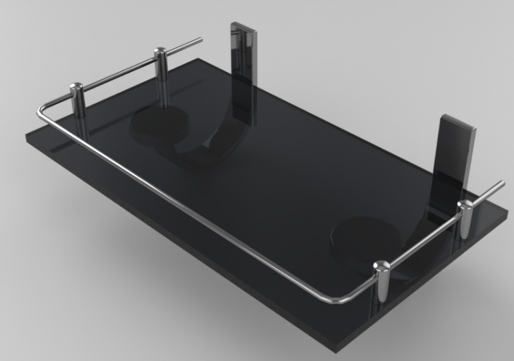3D Accessories - Soap dish holder - Riva - ACCA software