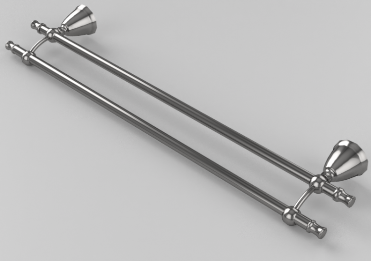 Acessórios 3D - Toalheiro para parede - Ide - ACCA software