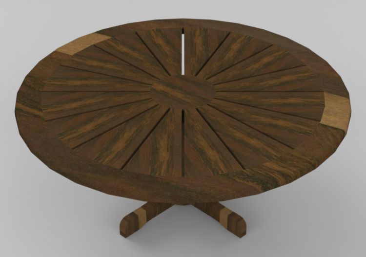 Mesas 3D - Mesa para café de tamanho Ø110x50 cm - Sierra -...