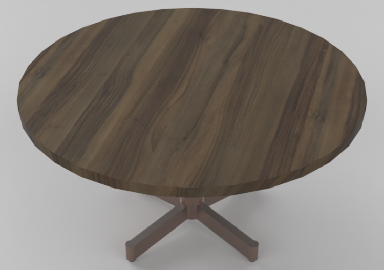 3D Tables - Circular table - Ø148x77 cm - Sierra - 22844 -...