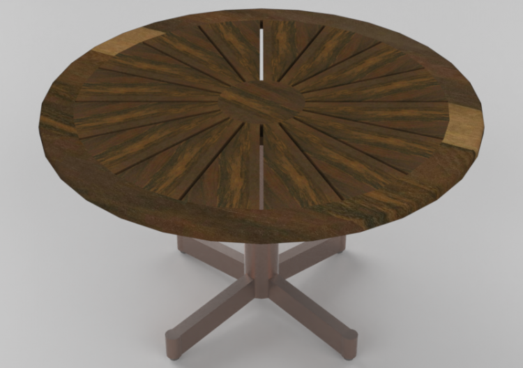 3D Tables - Circular table - Ø130x76 cm - Sierra - 22848C -...