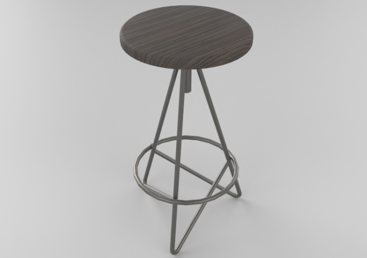 Sedie 3D - Sgabello in acciaio - Sierra - 26935 - ACCA...