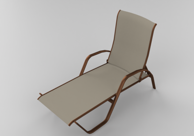 Sedie 3D - Sedia a sdraio in alluminio - Sierra - 22814 -...