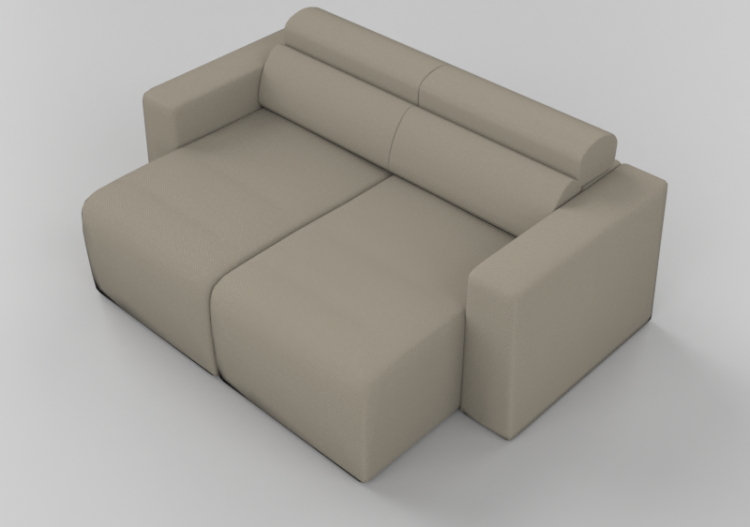 Poltronas y Sofás 3D - Sofá cama dos plazas - Sierra -...
