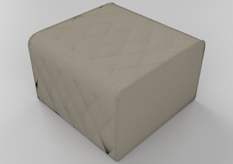 Sofás 3D - Pufe - Sierra - 29019 - ACCA software