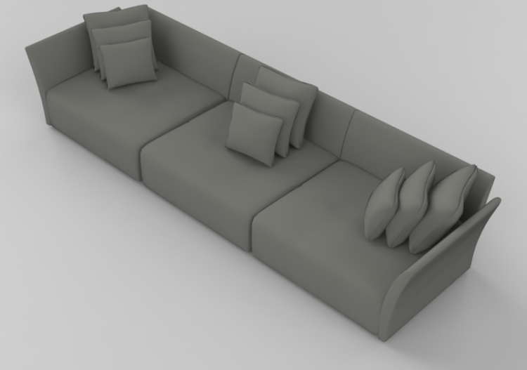 Divans 3D - Canapé trois assises - Sierra - 25984/3 - ACCA...