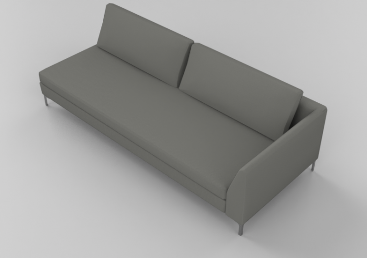 Poltronas y Sofás 3D - Sofá dos plazas - Sierra - 26401D -...