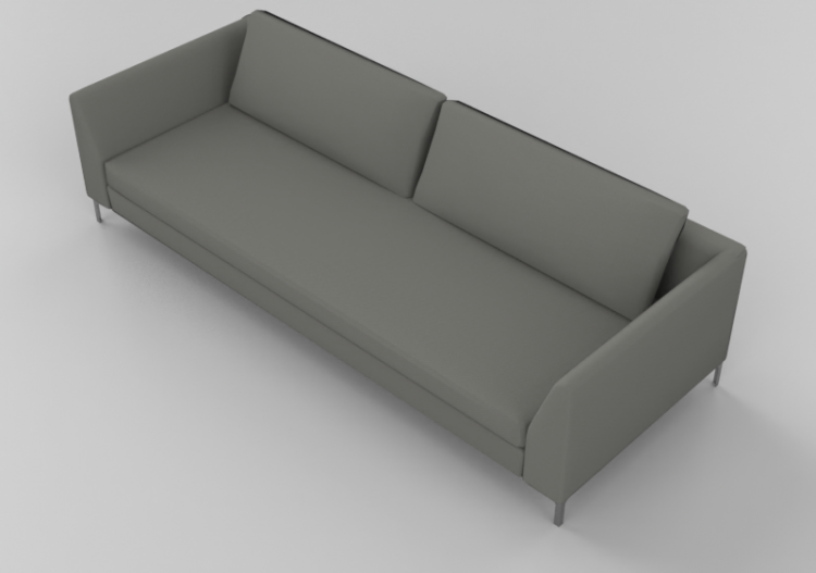 Sofás 3D - Sofá com três lugares - Sierra - 26403 - ACCA...