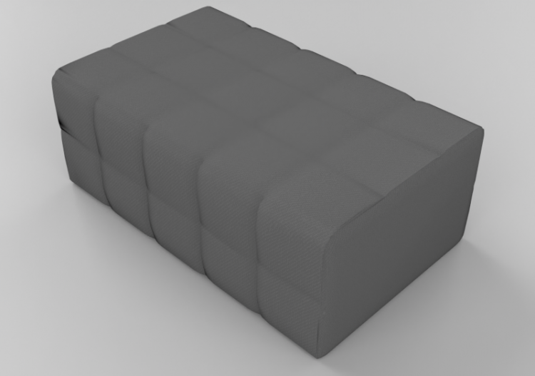 Chairs and Sofas 3D - Pouf - Sierra - 26640 - ACCA software