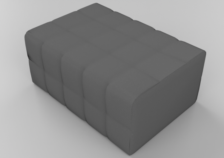 Sofás 3D - Puff - Sierra - 26641 - ACCA software