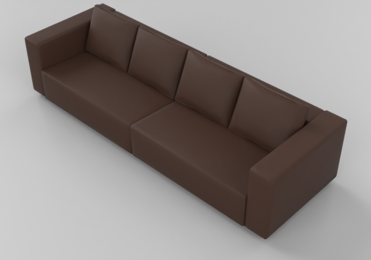 3D Sessel und Sofas - Sofa vier-Sitzer - Sierra - 29004/4 -...