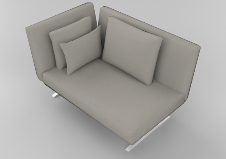 Poltronas y Sofás 3D - Sofá de dos plazas - Sierra -...
