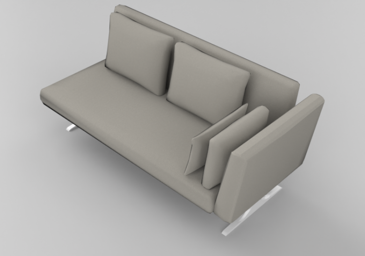 Chairs and Sofas 3D - Three seater sofa - Sierra - 29007/3D...