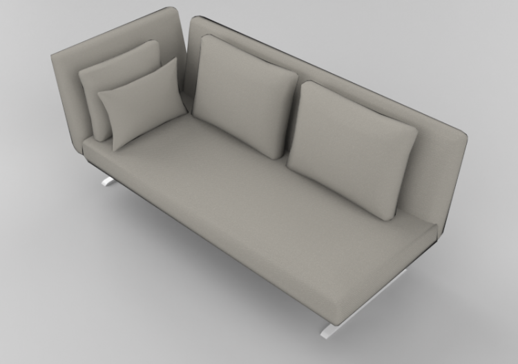 Chairs and Sofas 3D - Three seater sofa - Sierra - 29007/3E...