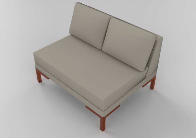 Chairs and Sofas 3D - Two seater sofa - Sierra - 26842SB -...