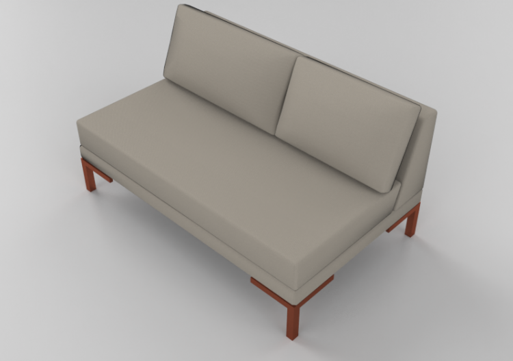 Chairs and Sofas 3D - Two seater sofa - Sierra - 26844SB -...