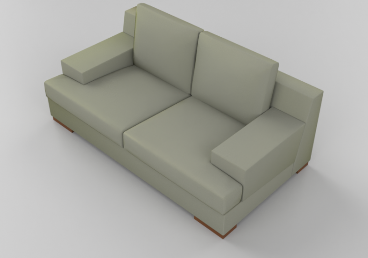 3D Sessel und Sofas - Sofa zwei-Sitzer - Sierra - 24090/2 -...