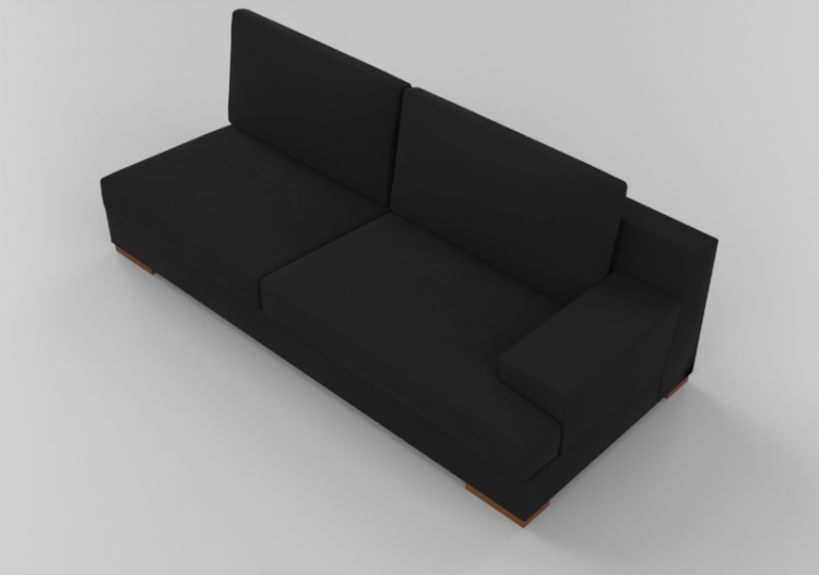3D Sessel und Sofas - Sofa drei-Sitzer - Sierra - 24090/3D...
